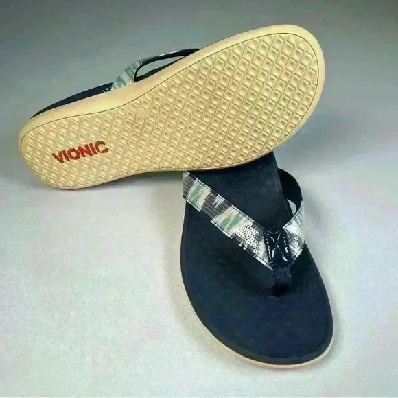 Vionic Shoes - Vionic Tide II - Women's Leather Orthotic Sandals - Orthaheel new sz 11
